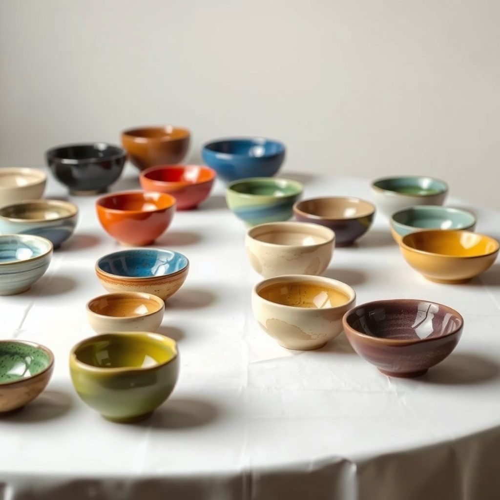 Custom glaze samples