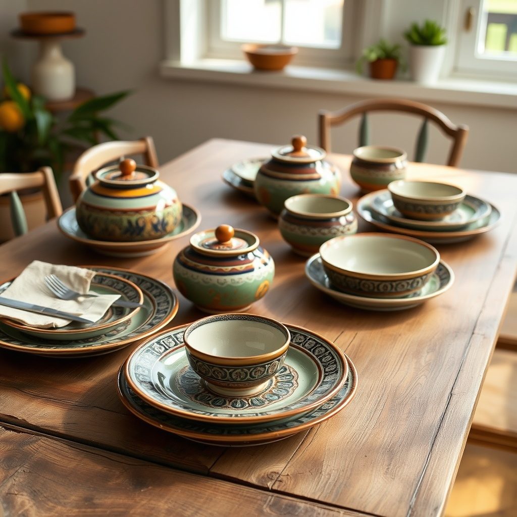 Elegant dinner set