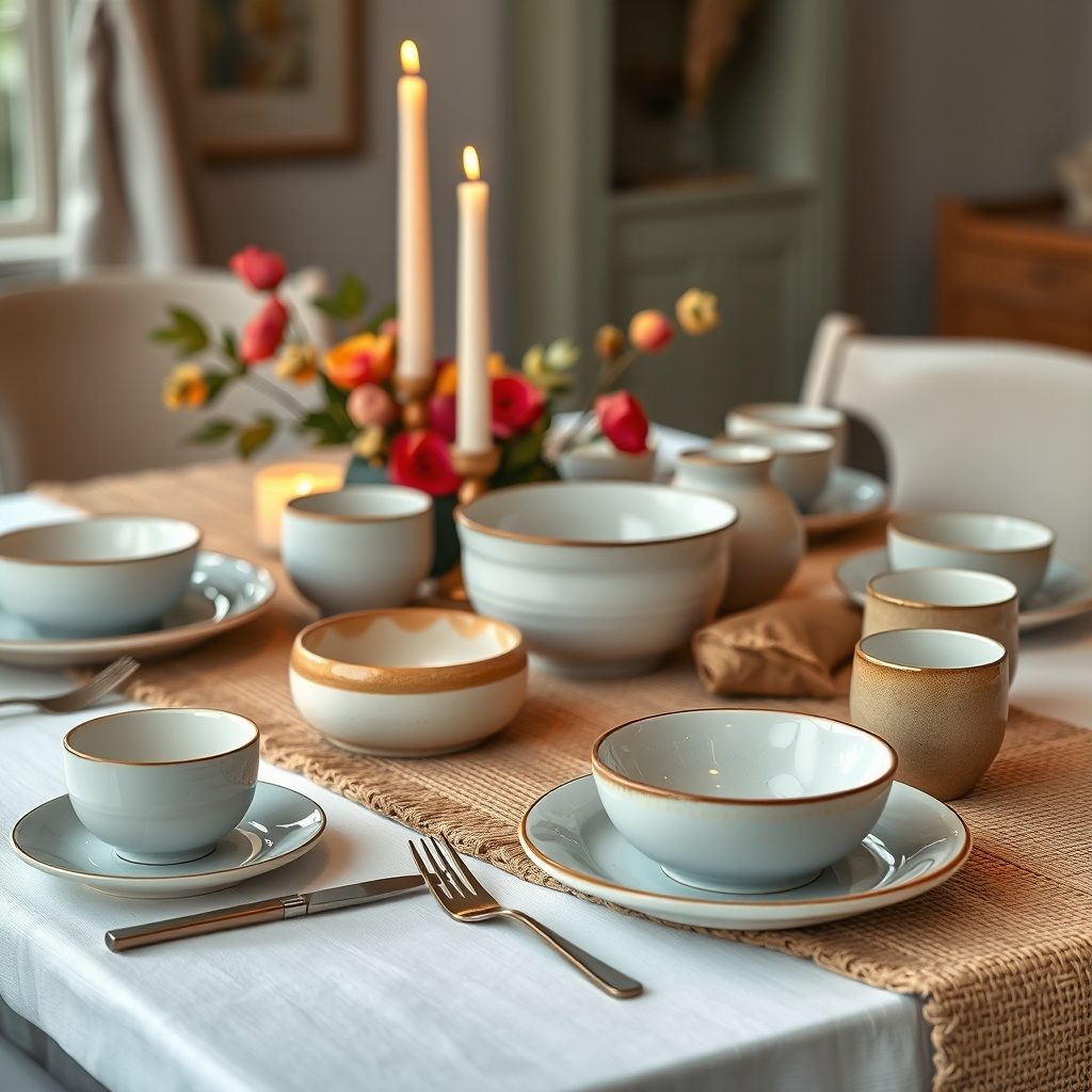 Stylish table setting